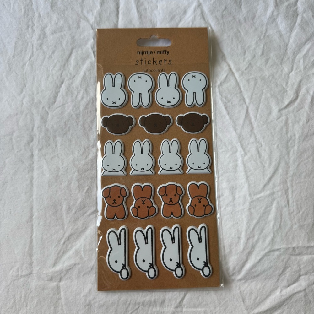 Miffy Puffy Stickers
